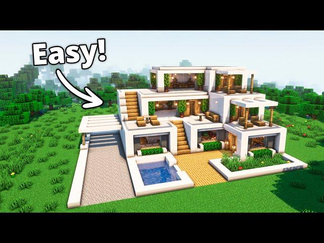 Minecraft: Ultimate Modern House Tutorial