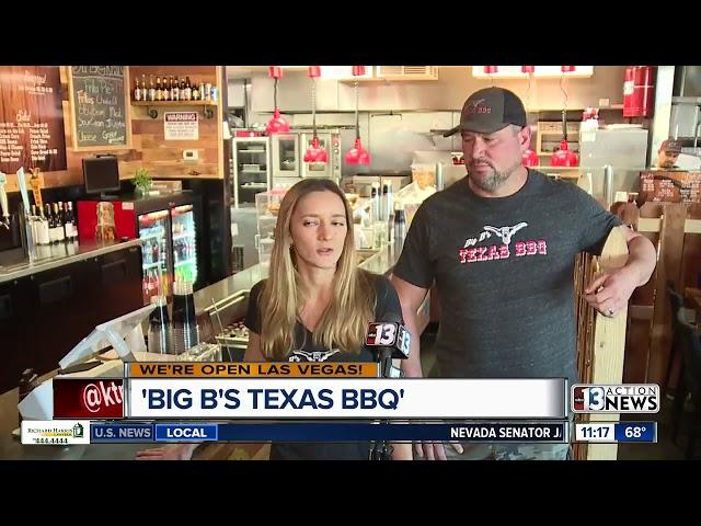 WE'RE OPEN: Big B's Texas BBQ