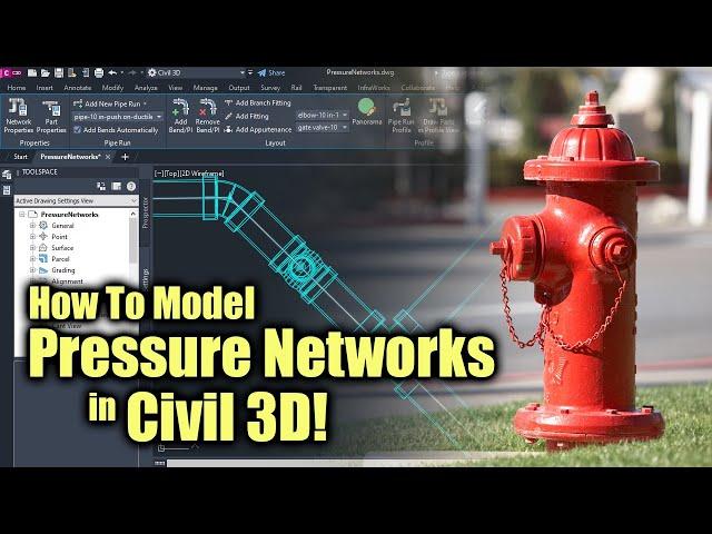 Getting Started Modeling Pressure Networks in Civil 3D