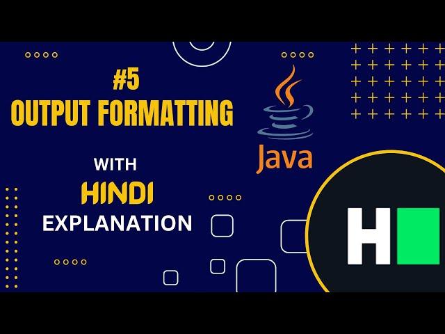 #5 Java Output Formatting || Solution