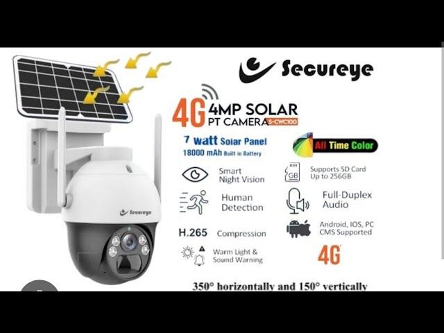 Solar camera | High quality resolution