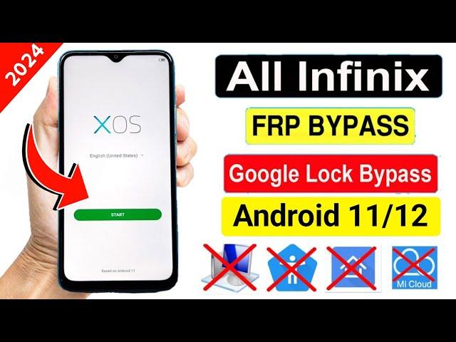 All Infinix Android 11 Frp Unlock/Bypass Google Account Lock Latest Security 2024 Without Pc