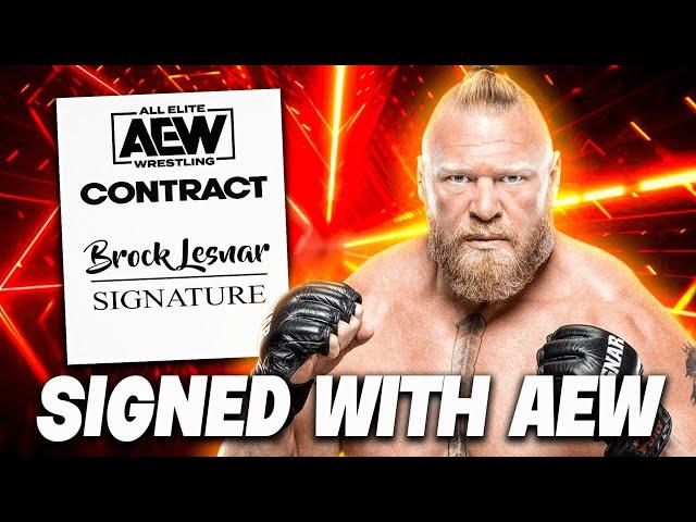 Brock Lesnar SHOCKS WWE by Signing with AEW 2024! BREAKING WWE Rumors