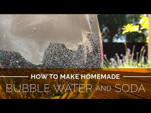 How to Make Homemade Sparkling Water and Soda