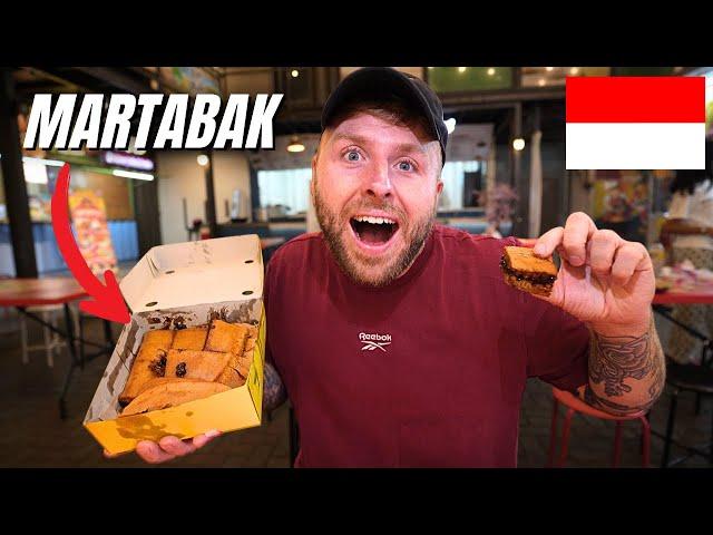 FIRST TIME eating MARTABAK  (Indonesian Street Food in Bandung)