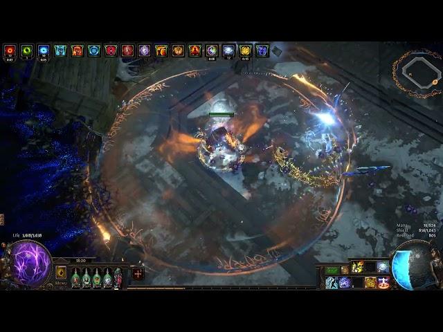 PoE 3.23 Affliction - Slayer Charge Stacker Winter Orb Max Aoe Herald Explode Showcase