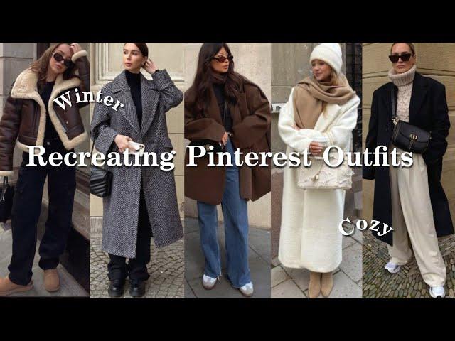 Recreating Pinterest Outfits | Winter Outfit Ideas | how to style for winter