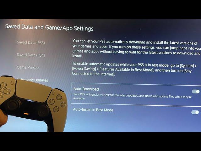 PS5: How to Turn on Automatic Downloads & Updates Tutorial! (For Beginners)