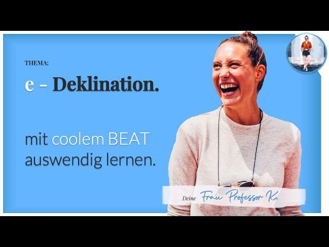 e-Deklination mit Beat: Lehrerin "rappt" in Babyplantschbecken | EINFACH entspannt Latein schaffen