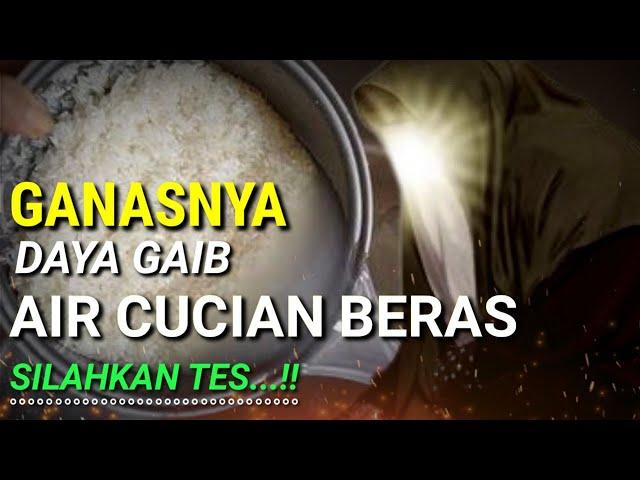 Jangan Sepelekan Dengan Geganasan Air Cucian Beras !! 5 Khasiat Gaib Air Cucian Beras..