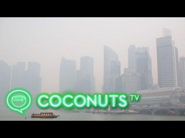 Singapore haze at Marina Bay Sands [RAW FOOTAGE] | Coconuts TV