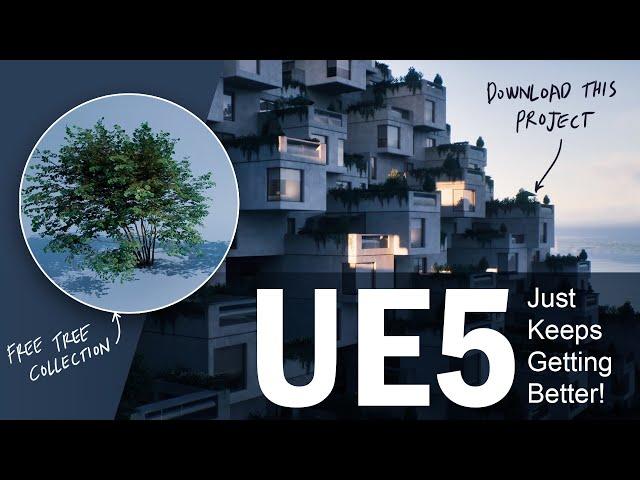 UE5 News | Exploring the Stunning Habitat 67 With Unreal Engine | + New Megascans Trees!