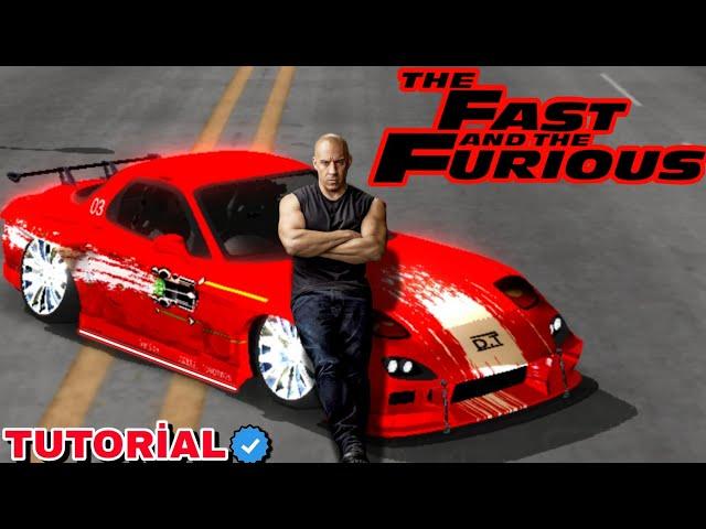 Dom's Mazda Rx 7 Tutorıal Car Parking Multiplayer Fast and Furıous How to Make