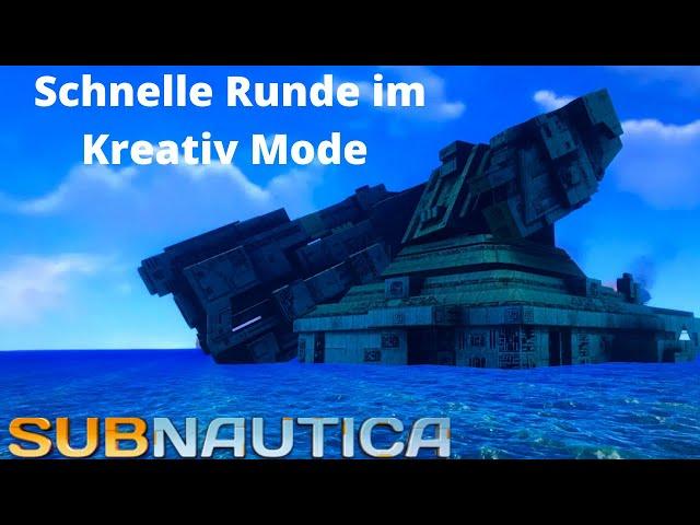 Wie schnell beenden wir den KREATIV Mode in Subnautica