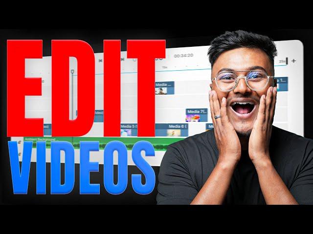 How To Edit YouTube Videos For Beginners (FREE) | Online Video Editor (Invideo Tutorial)