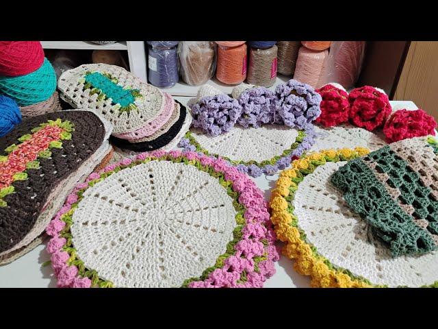 Produção da semana em crochê #vlog #croche