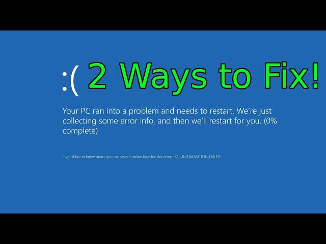 Fix Blue Screen of Death on Windows 11 | Blue Screen Error | BSOD HP Lenovo Thinkpad Dell | How To