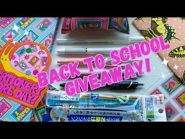 Back to School GIVEAWAY 2024 | Stationery