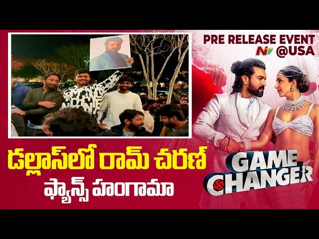 Ram Charan's Game Changer Movie Pre Release Event in Dallas | America  | Ntv