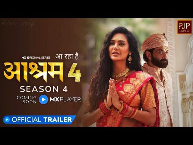 Aashram season 4 Official Trailer I AmazonMX Player I Bobby Deol I ashram season 4 Release Date