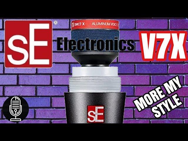 sE Electronics - V7X - Supercardioid Dynamic Instrument Microphone - My Voice The Instrument?