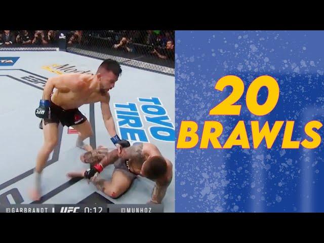 20 CRAZY Seconds of 20 WILD BRAWLS in UFC/MMA