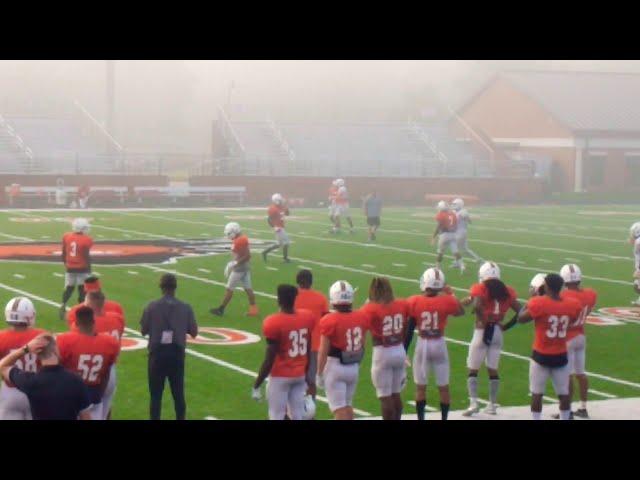 2019 Campbell University Football Preseason Practice