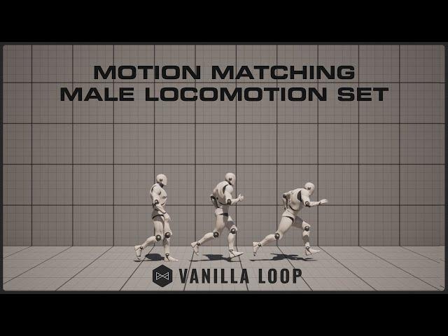 Motion Matching Male Locomotion Set