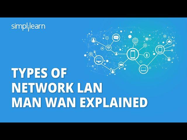 Computer Network | Types of Networks | LAN MAN WAN | Difference Between LAN MAN WAN | Simplilearn