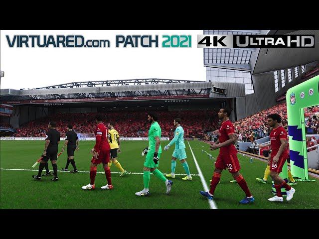 [4K] eFootball PES 2021 VirtuaRED V4.1 | REALISTIC GRAPHICS MOD | Authentic Weather And Turfs