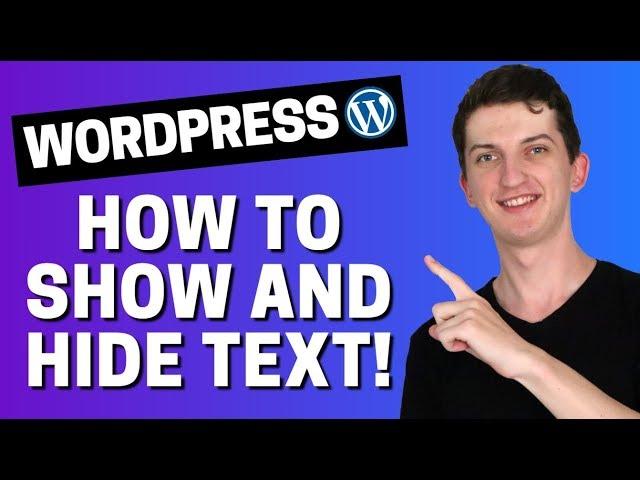 How to Show and Hide Text in WordPress Posts with the Toggle Effect