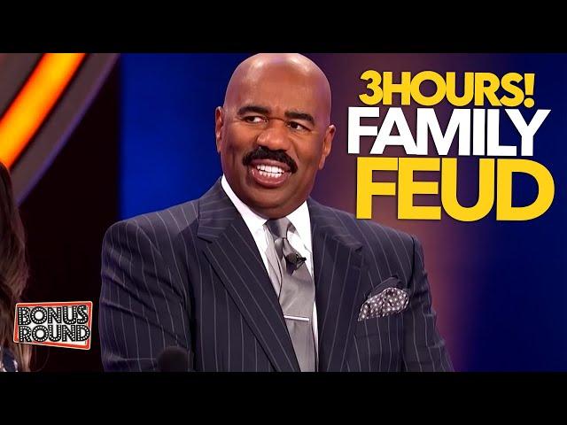 Funniest Family Feud With Steve Harvey | Over 3 Hours!