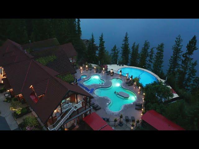 Relax at Halcyon Hot Springs in Nakusp BC Canada - Video by Chris Wheeler