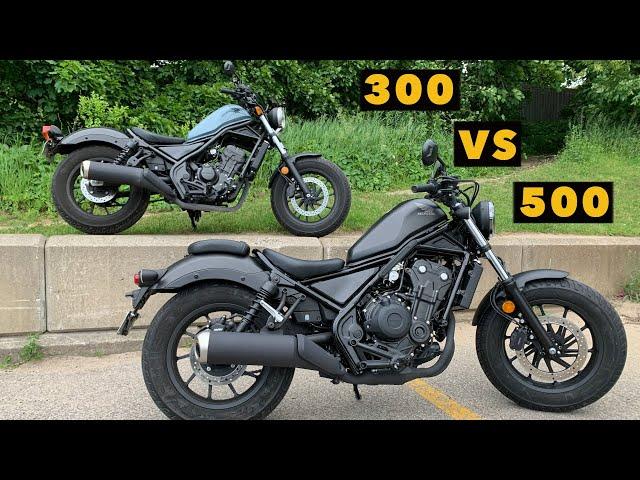 Honda Rebel 300 vs 500 | Specs, Speed Test, and More!