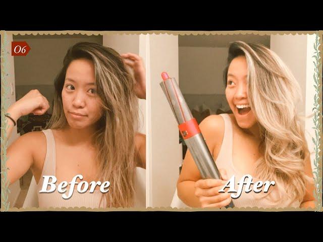 DYSON AIRWRAP COMPLETE  |  + hair care routine || MOERA COLEEN  Vlogmas - 06 
