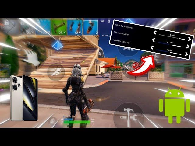 Fortnite Mobile Gameplay On The *HIGHEST GRAPHICS* With 4K Video Quality