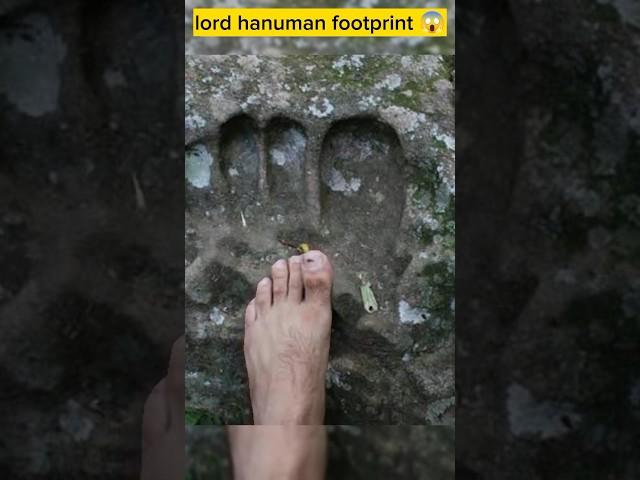 lord hanuman  footprint  #viral #viral #reels #hanuman #ramayan #video #shorts #viralvideo