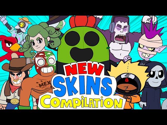 BEST SKINS IDEAS BRAWL STARS ANIMATION COMPILATION #62