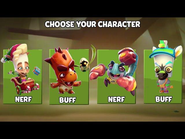 Which Character Buff & Nerf is Game Changer  | Zooba