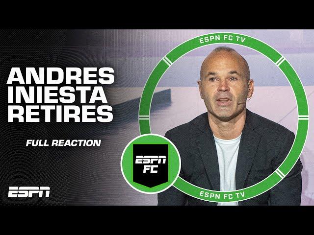 FULL REACTION: Andres Iniesta announces retirement | ESPN FC