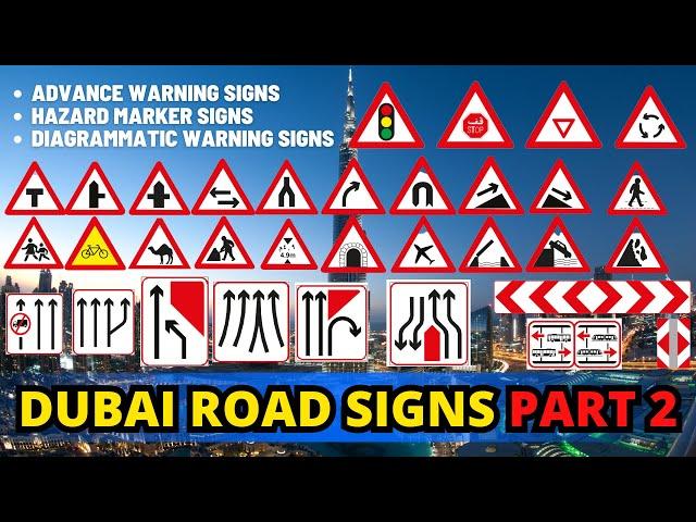 Dubai road signs and meanings | Part - 2 | ALONE IN UAE #roadsigns #dubairoadsigns #uaeroadsigns