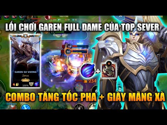 Wild Rift | Garen Build Full Dame Lối Chơi Top 1,2 Sever Cực Bá Tốc Chiến