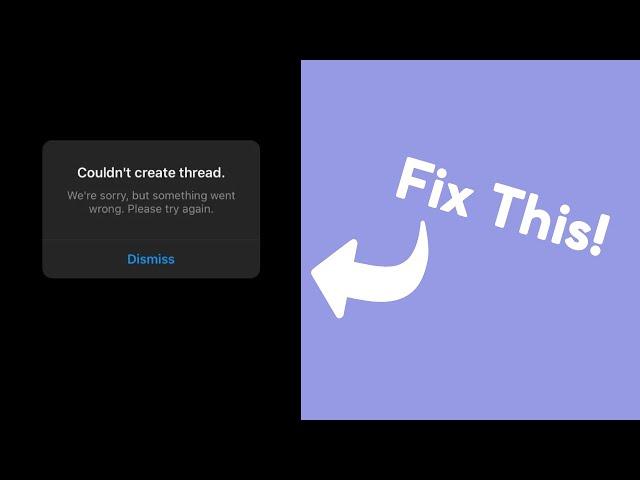 Instagram Couldn’t Create Thread (How to Fix) | Instagram Messages Not Showing Up