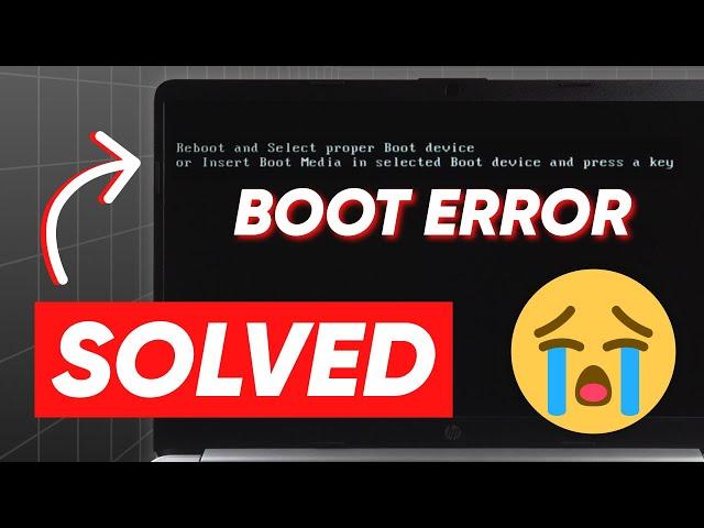 [100% Work] Reboot And Select Proper Boot Device FIXED️ Windows 10/11 | 2023