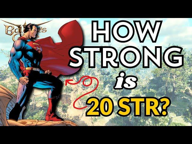 How Much STR Would Superman Have? | Baldur's Gate 3