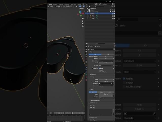 Make YOUR 3D Logo In Blender In a Minute!! #blender3d