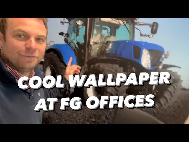 CLEAN TRACTOR NEW GATE & FARMERS GUARDIAN NEW OFFICE TOUR #OLLYBLOGS #AnswerAsAPercent 1132