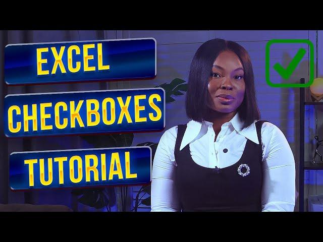 How to Insert a Checkbox in Excel | Step-by-Step Tutorial for Task Management