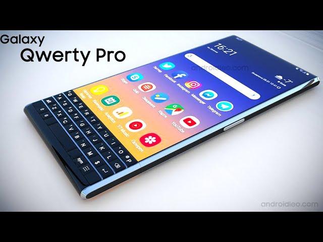 Samsung Galaxy Qwerty Pro Introduction Trailer | Re-design Concept Video (2021)