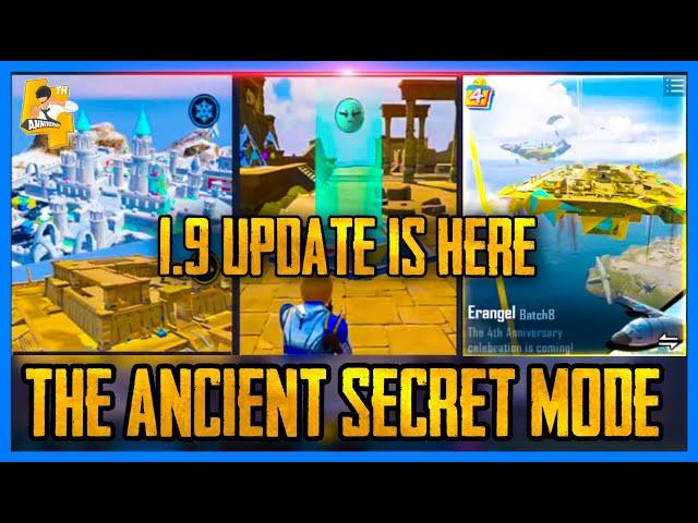 1.9 UPDATE : THE ANCIENT SECRET MODE IN BACK WITH M9 ROYAL PASS ( PUBG MOBILE )